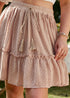 Falda bohemia de talla grande Erica